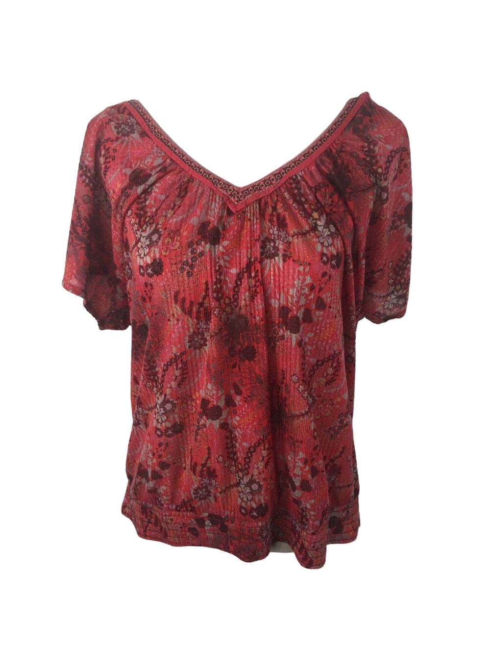 American Rag Women's Juniors Short Sleeve Top Size Large